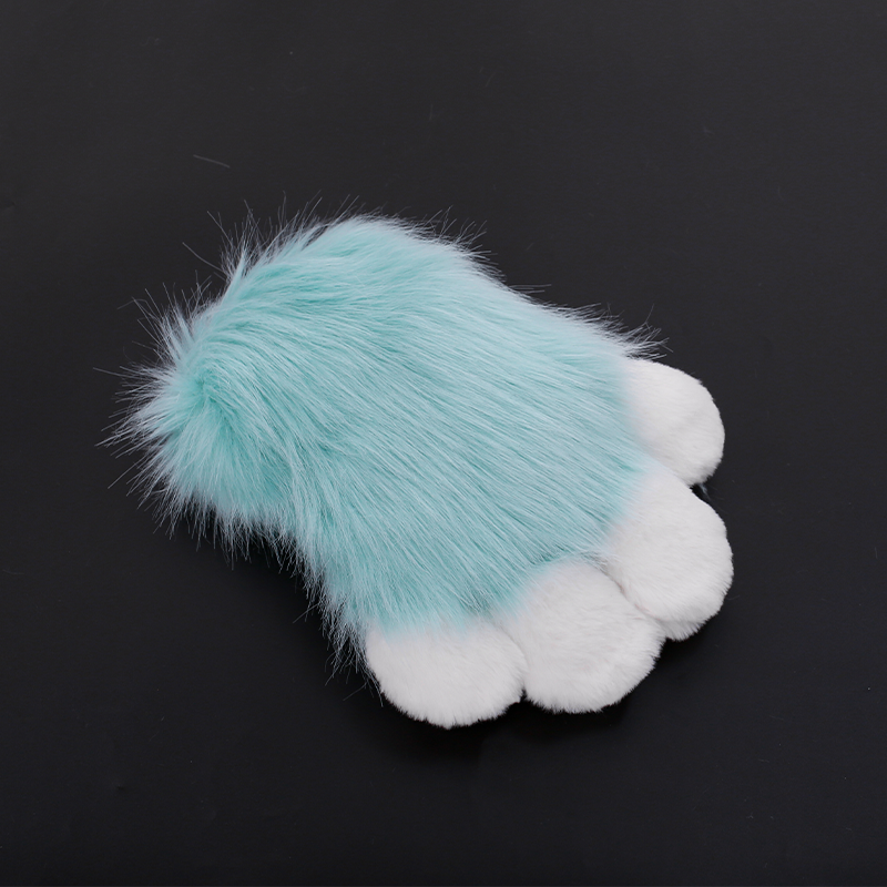 Takonyan Cosplay Fursuit Animal Cat Claw Paw Cute Furry Winter Fingerless Gloves Bear Paw