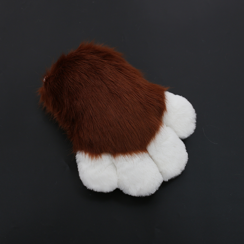 Takonyan Cosplay Fursuit Animal Cat Claw Paw Cute Furry Winter Fingerless Gloves Bear Paw