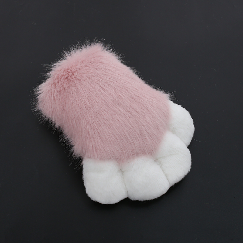 Takonyan Cosplay Fursuit Animal Cat Claw Paw Cute Furry Winter Fingerless Gloves Bear Paw