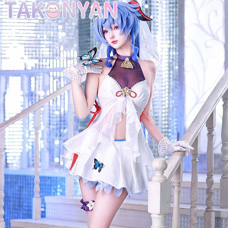 【PRE-SALE】Game Genshin Impact GANYU Cosplay Doujin Wedding Dress cospaly costume