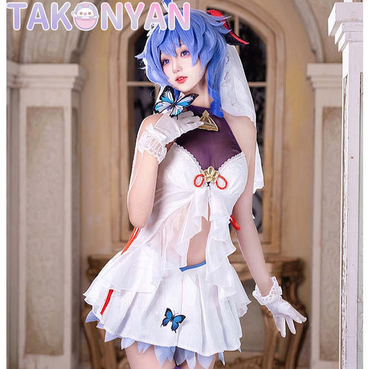 【PRE-SALE】Game Genshin Impact GANYU Cosplay Doujin Wedding Dress cospaly costume