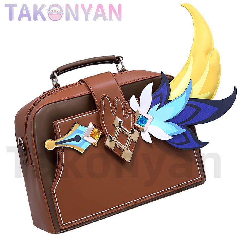 【IN STOCK】Game Genshin Impact Mika Fanart Doujin Cosplay backpack uniform bag student backpack
