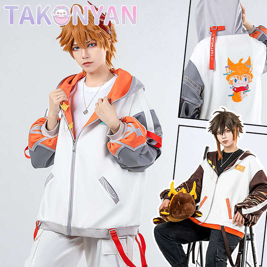【PRE-SALE】Game Genshin Impact zhongli/Tartaglia Costume casual wear sportswear doujin