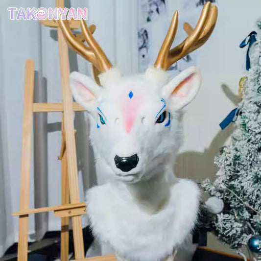 【Takonyan】White Deer Realistic Style Fursuit