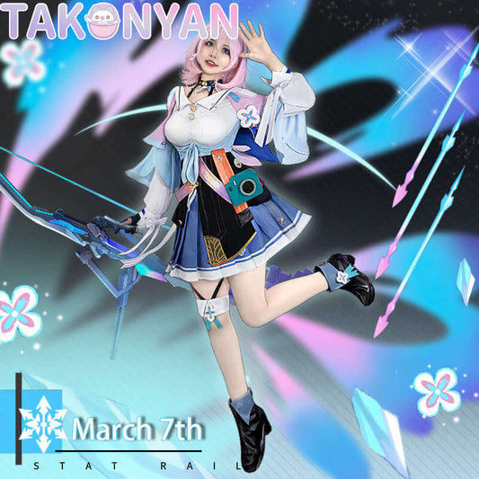【IN STOCK】Takonyancos Game Honkai Honkai: Star Rail Cosplay March 7th Cosplay Costume