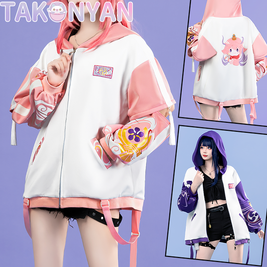 【IN STOCK】Game Genshin Impact Yae Miko/Raiden Shogun Costume casual wear sportswear doujin