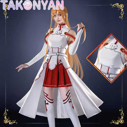 【IN STOCK】Anime Sword Art Online Cosplay Yuuki Asuna Costume SAO