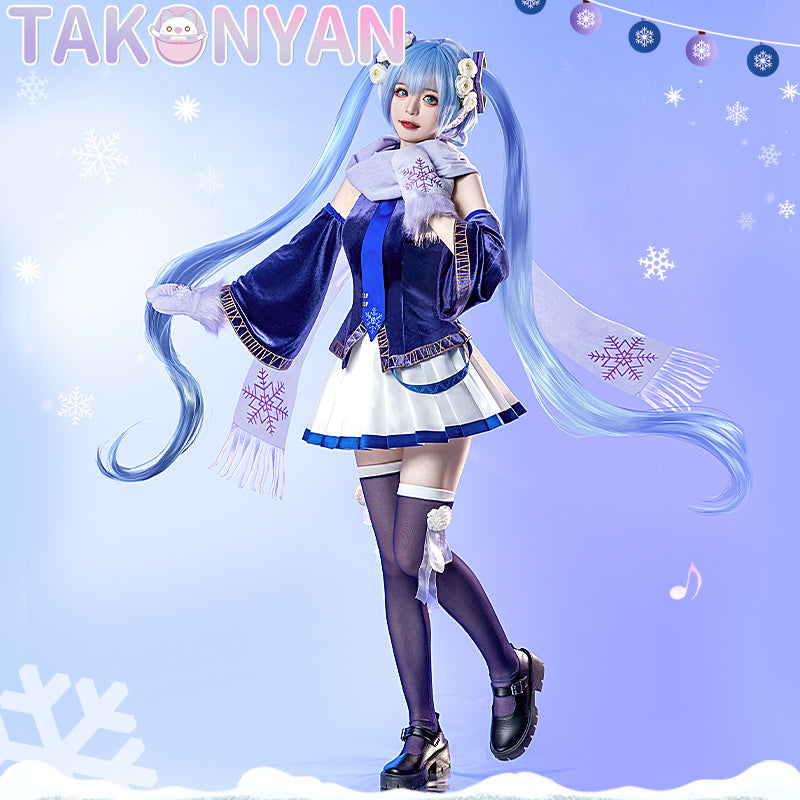 【IN STOCK】Cosplay Costume V Singer Blue Winter Dress