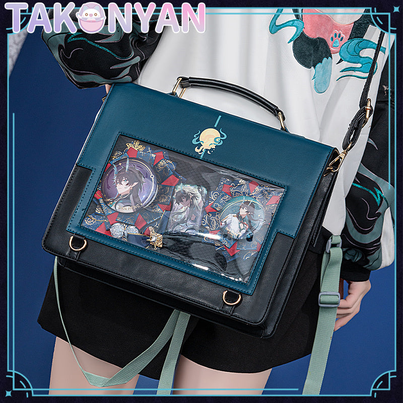 【PRE-SALE】Game Genshin Impact DanHeng itabag  Messenger Bag PU Leather Bag Theme Impression Bag student backpack doujin