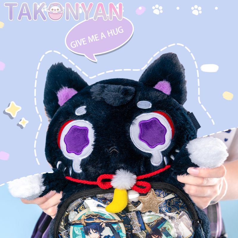 【IN stock】Takonyancos Game Genshin Impact Cosplay Scaramouche/Wanderer Plush Bag Backpack Itabag