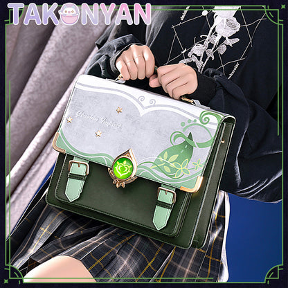 【PRE-SALE】Game Genshin Impact Nahida  itabag  Messenger Bag PU Leather Bag Theme Impression Bag student backpack doujin