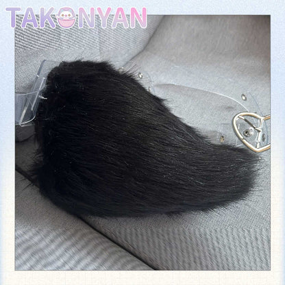 Takonyan Cosplay Fursuit Handmade Plush Bunny Tail Animal Furry Rabbit Tails Props Costume Cosplay Party Props