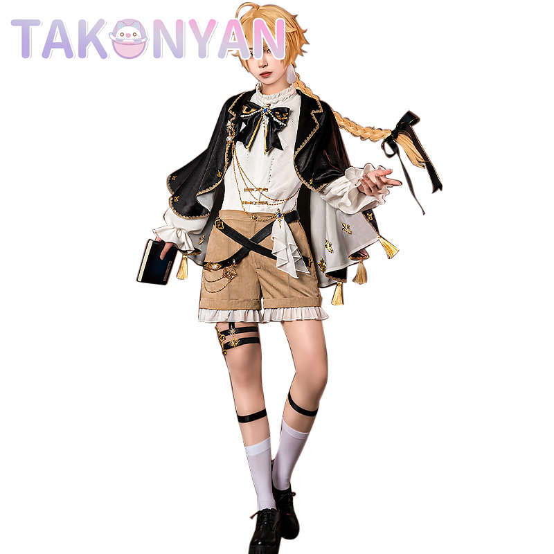 【IN STOCK】Takonyancos Anime Game Genshin Impact Cosplay Costume for Aether Dinner party Dresses doujin