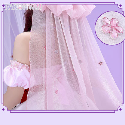 【IN STOCK】Game Genshin Impact Cosplay Hutao Cosplay Hutao Doujin Wedding Dress
