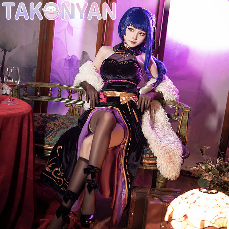 【PRE-SALE】Game Genshin Impact Cosplay Raiden Ei Doujin Costume Long skirt