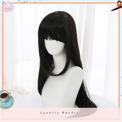 【Ready for ship】Anime Lycoris Recoil Nishikigi Chisato Cosplay Wig 30cm Short Light Golden Heat Resistant Synthetic Hair Wigs Ribbon + Wig Cap