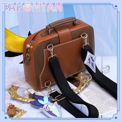 【IN STOCK】Game Genshin Impact Mika Fanart Doujin Cosplay  backpack uniform bag student backpack
