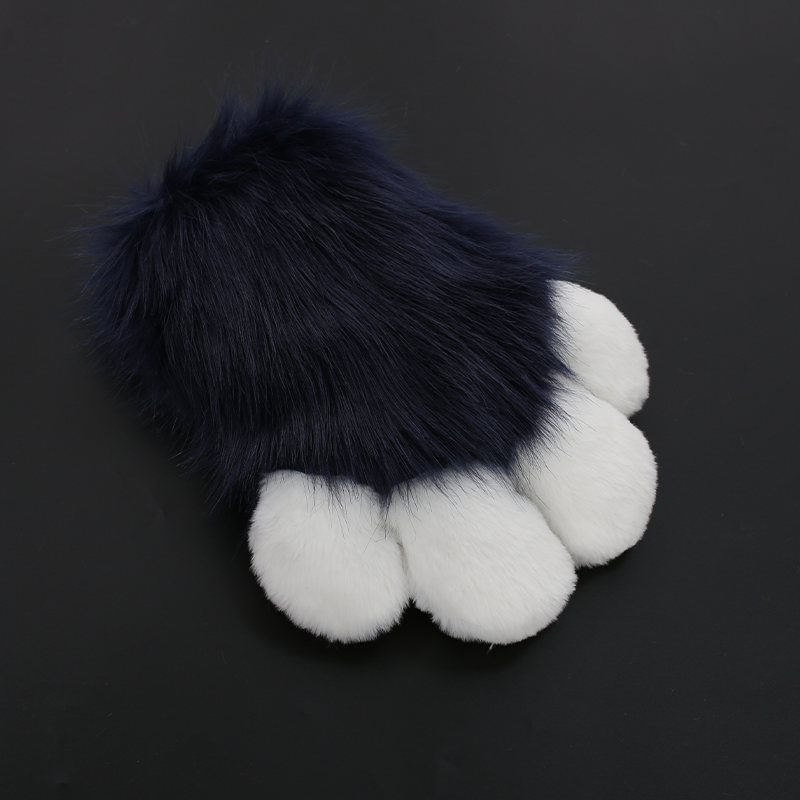 Takonyan Cosplay Fursuit Animal Cat Claw Paw Cute Furry Winter Fingerless Gloves Bear Paw